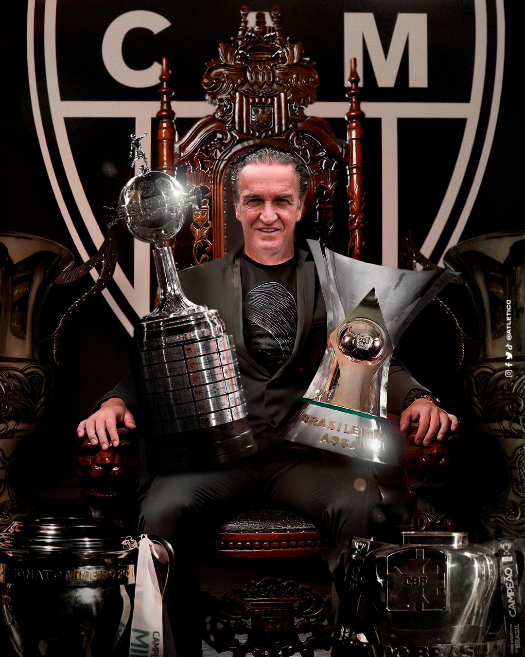 uca retorna ao Atlético-MG depois da saída de Turco Mohamed