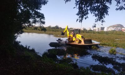Prefeitura do Rio inicia limpeza da Lagoinha das Taxas