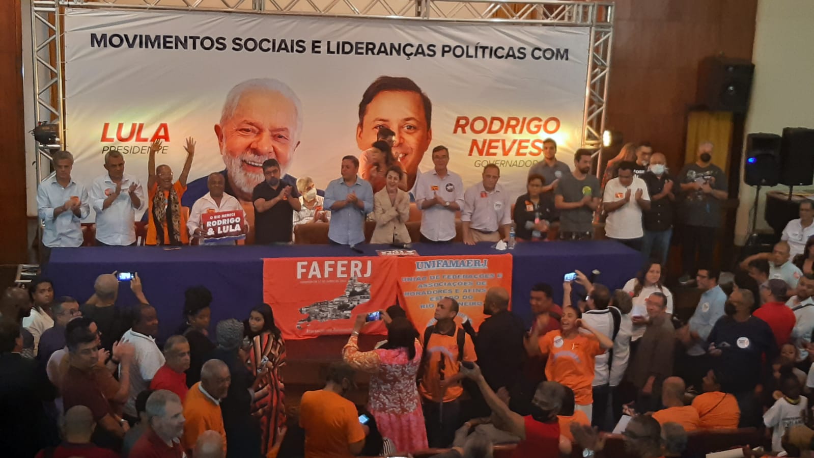 Lançamento do Manifesto Lula Presidente - Rodrigo Governador