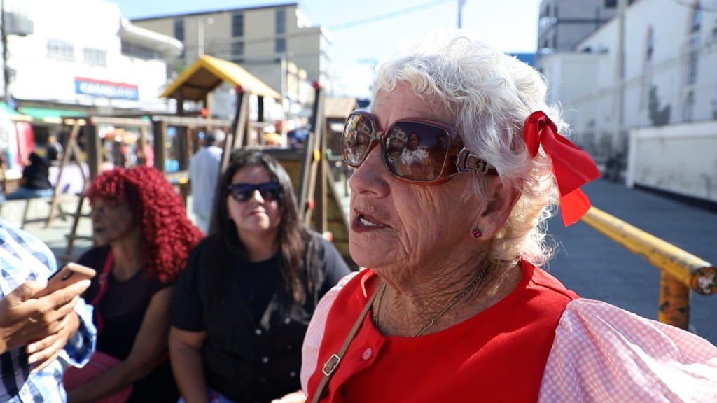 Aposentada Nilza Mirandela, de 82 anos