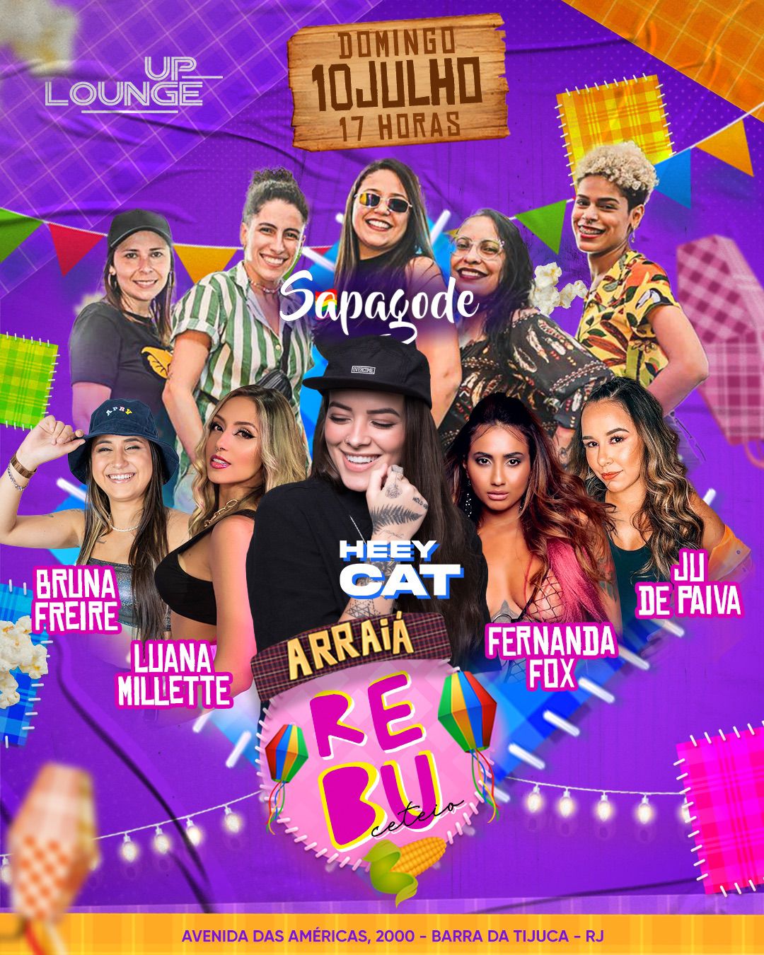 Festa Rebu, feita para mulheres acontece neste domingo, na Barra da Tijuca, Zona Oeste do Rio