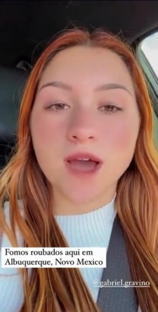 Sofia Liberato, filha do Gugu, explica assalto