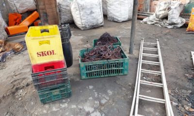 Polícia Civil realiza operação para coibir receptação e venda de cobre no Rio