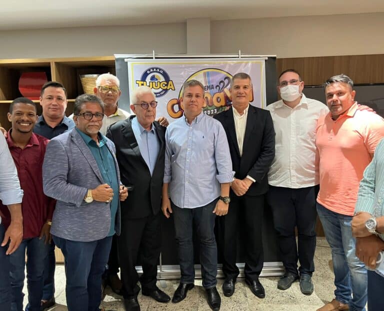 Presidente da Unidos da Tijuca, Fernando Horta, esteve na Bahia reunido com representantes da União dos Municípios da Bahia (UPB), da Câmara de Turismo da Baía de Todos-os-Santos (CTBTS), do Observatório da Baía de Todos-os-Santos e dos municípios que fazem parte da maior Baía do Brasil