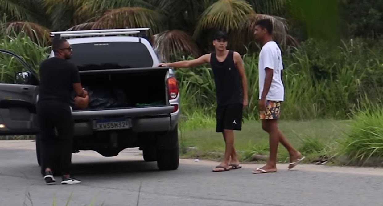 Gravação de pegadinha Lucas Neves