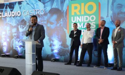 Cláudio Castro recebe manifesto de apoio de 85 prefeitos fluminenses