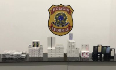 aparelhos eletrônicos apreendidos