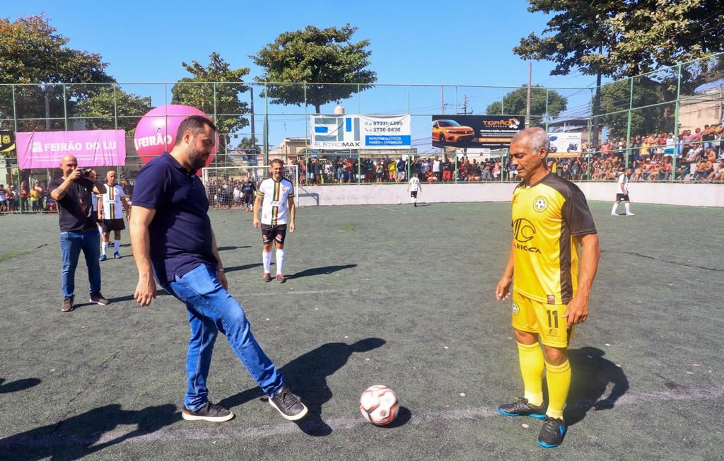 Romário e Cláudio Castro