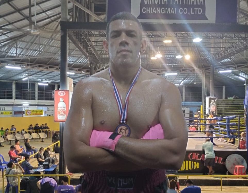 Anderson Souza, guarda municipal que é campeão mundial de muaythai