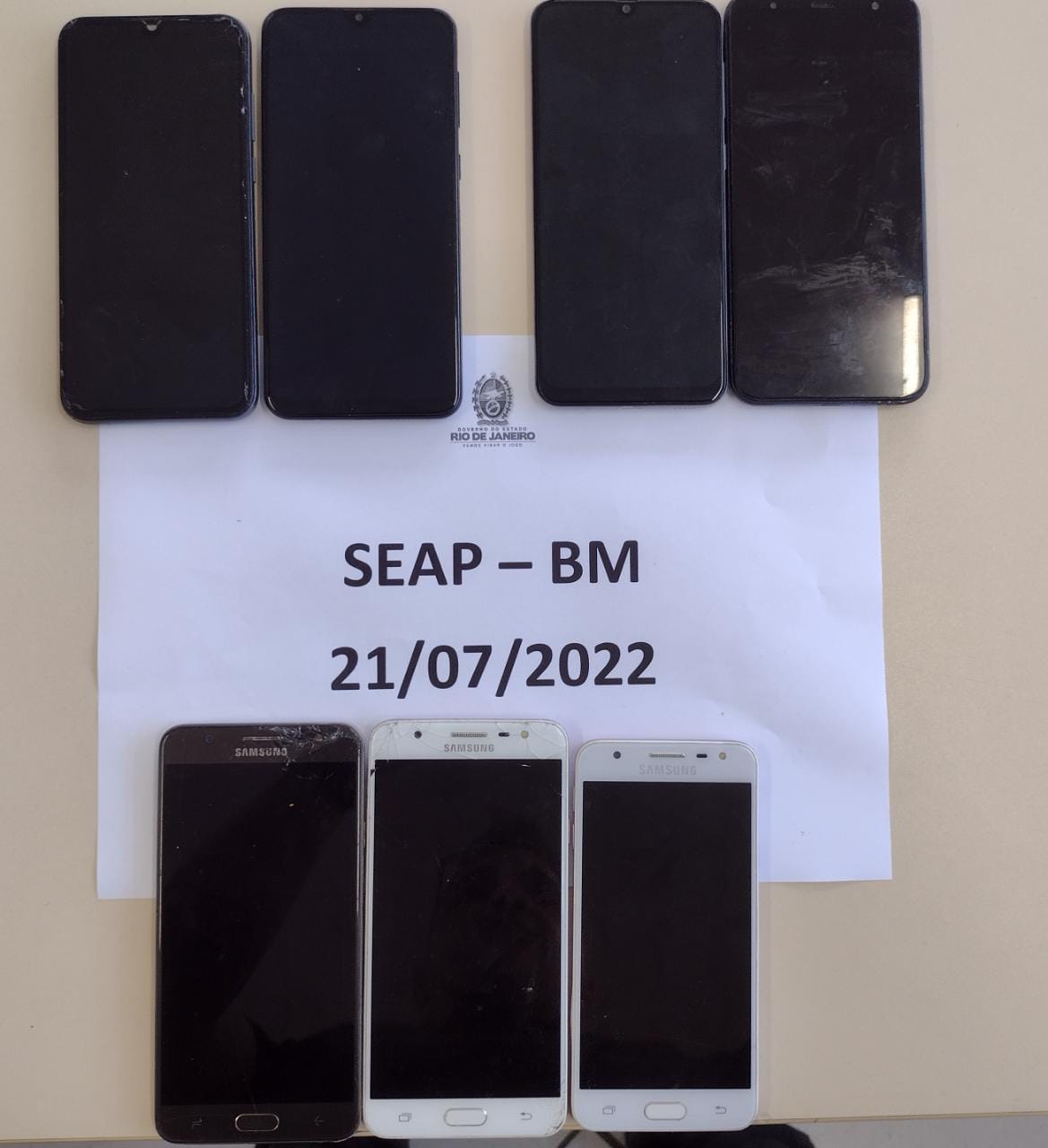 SEAP apreende celulares em unidades do Complexo de Gericinó, em Bangu, na Zona Oeste do Rio