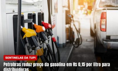 Gasolina tem nova redução de preço em duas semanas