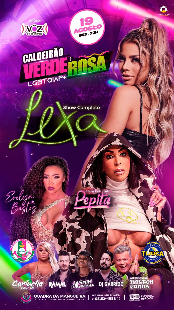 Mangueira realiza pela 1ª vez show voltado para o público LGBTQIAP+