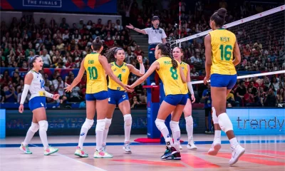 Seleção brasileira está na final da Liga das Nações de vôlei feminino
