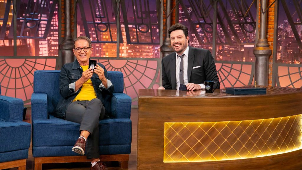 Carlos Tramontina no The Noite, do SBT