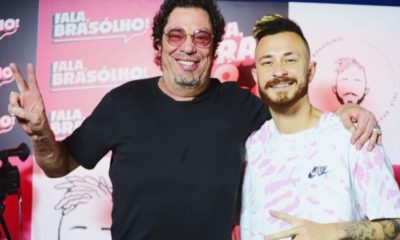 casagrande e apresentador fred