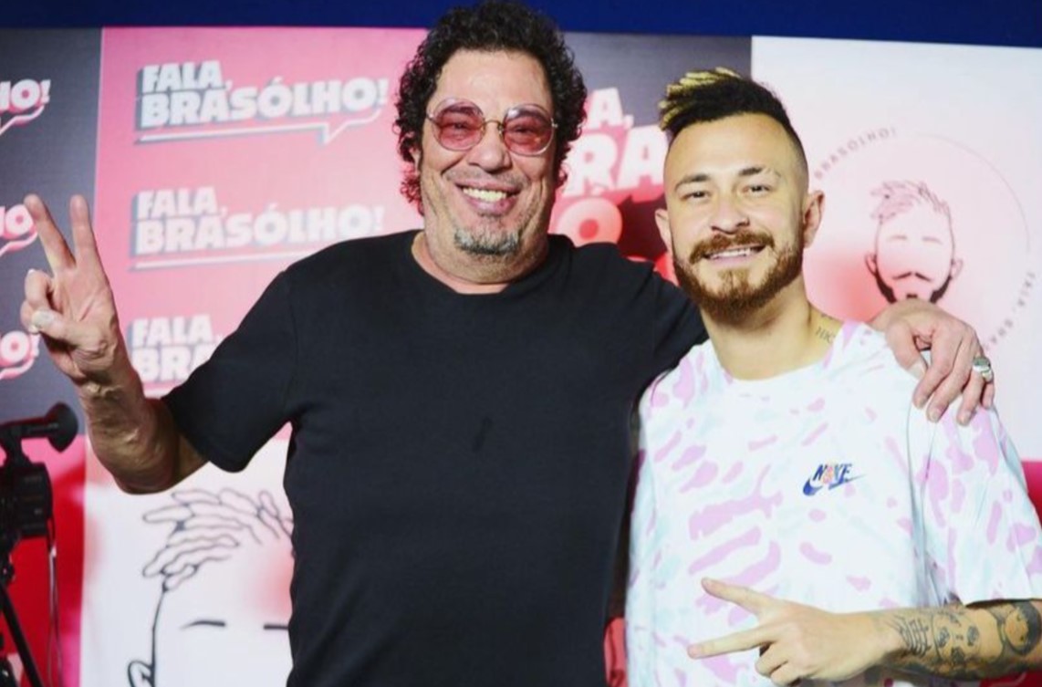 casagrande e apresentador fred