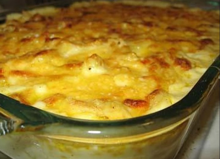 frango gratinado com creme de milho