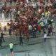 Invasão dos torcedores do Flamengo no Maracanã