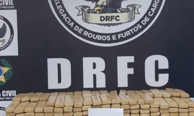 300kg de maconha apreendidos em Olaria, na Zona Norte do Rio