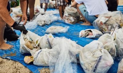 803 toneladas de material reciclável foram coletadas das praias do Rio no 1º semestre de 22, revela pesquisa de cleantech
