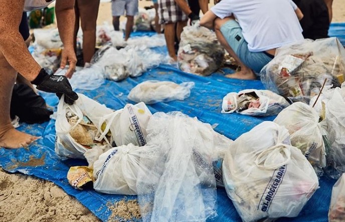 803 toneladas de material reciclável foram coletadas das praias do Rio no 1º semestre de 22, revela pesquisa de cleantech