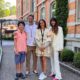 Marcos Mion com a esposa, Suzana Gullo, e os filhos Stefano e Donatella. (Foto: Reprodução)
