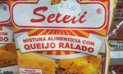 embalagem do produto derivado do queijo ralado