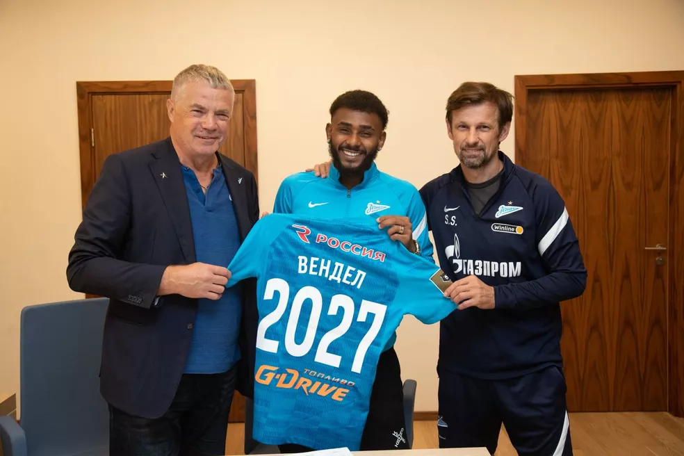 Wendel amplia contrato com a equipe russa até 2027