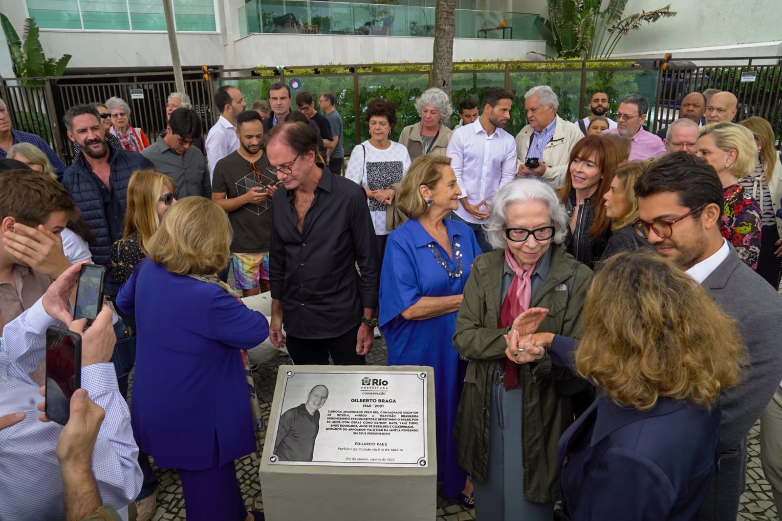 Homenagem a Gilberto Braga, no Arpoador