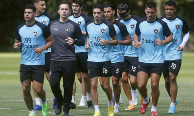 Treino do Botafogo no Espaco Lonier