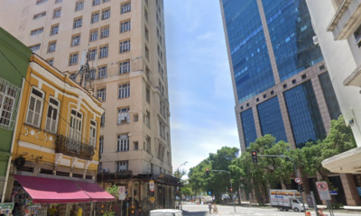 Antena 5G da TIM em sobrado na Avenida Rio Branco, no Rio