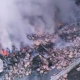 Carreta que transportava carne pega fogo e bloqueia pista da Serra das Araras, em Piraí