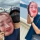 Filipino leva almofada com o rosto da esposa em viagem de férias