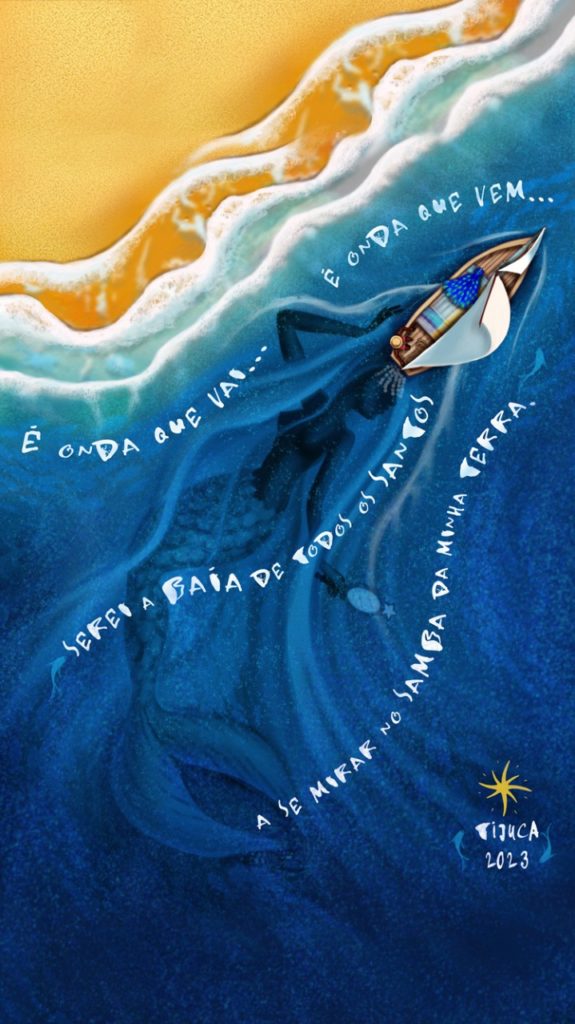 Logo oficial da Unidos da Tijuca para o Carnaval 2023