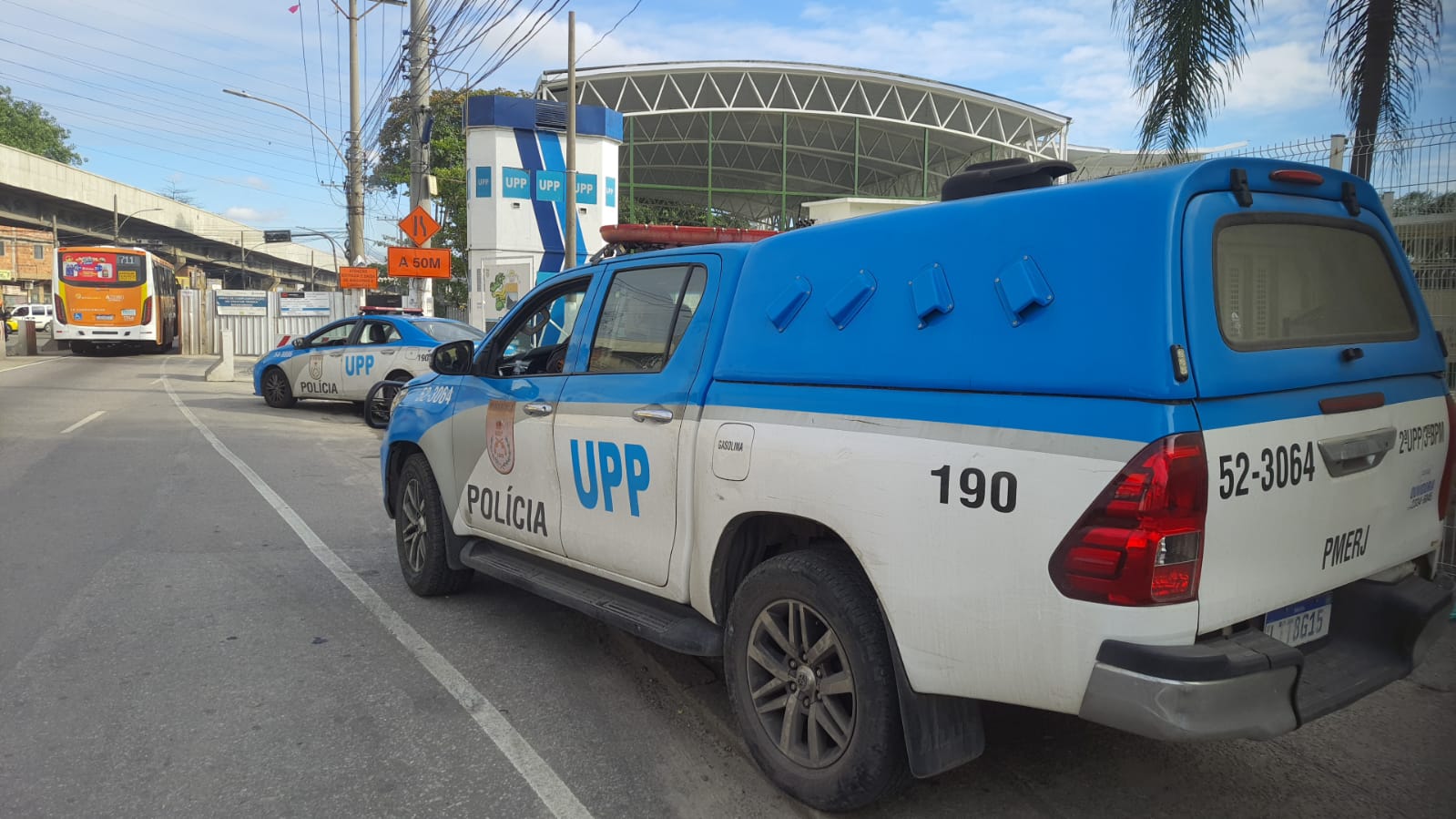 Polícia Militar na Avenida Dom Hélder Câmara