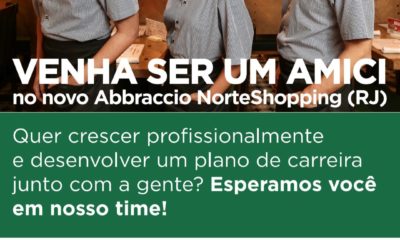 Abbraccio anuncia novo restaurante e abre 75 vagas de emprego no Rio