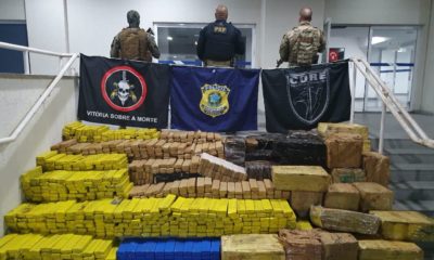 Polícia apreende mais de uma tonelada maconha em operação conjunta na Washington Luiz