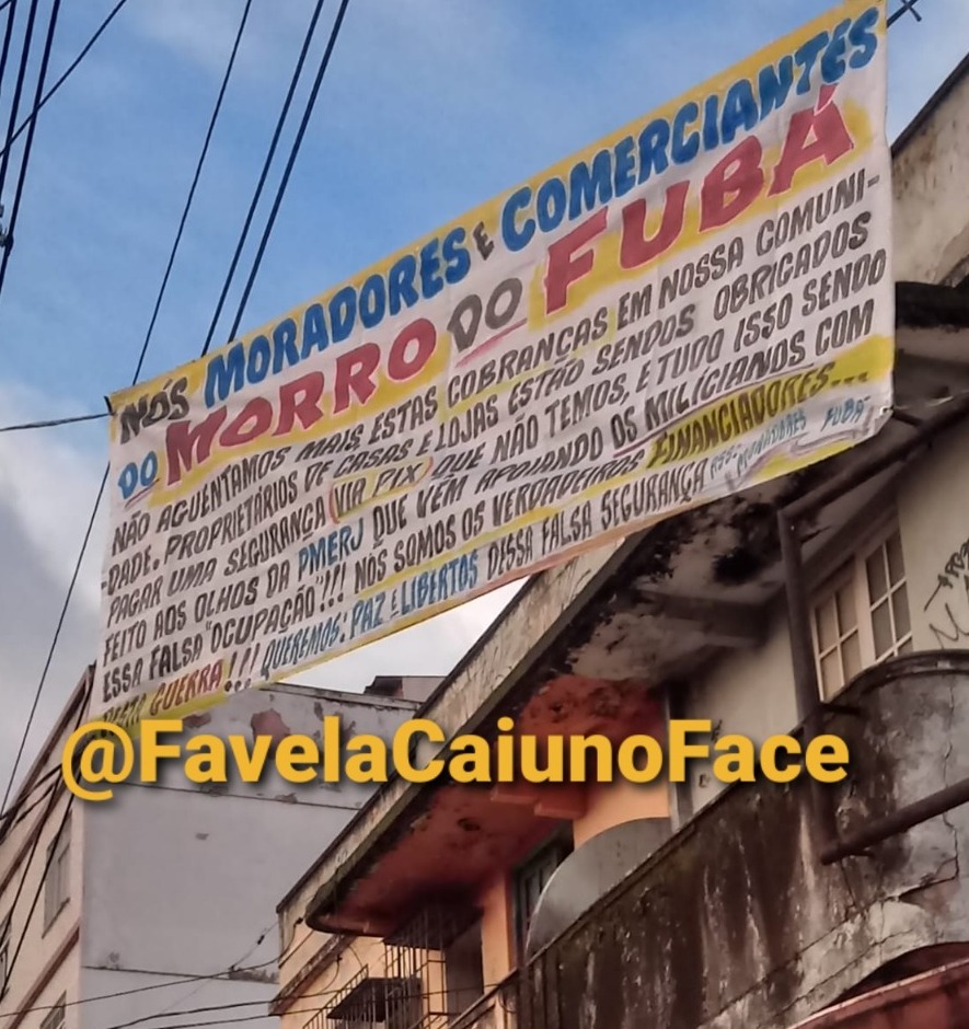 Faixa no Morro do Fubá