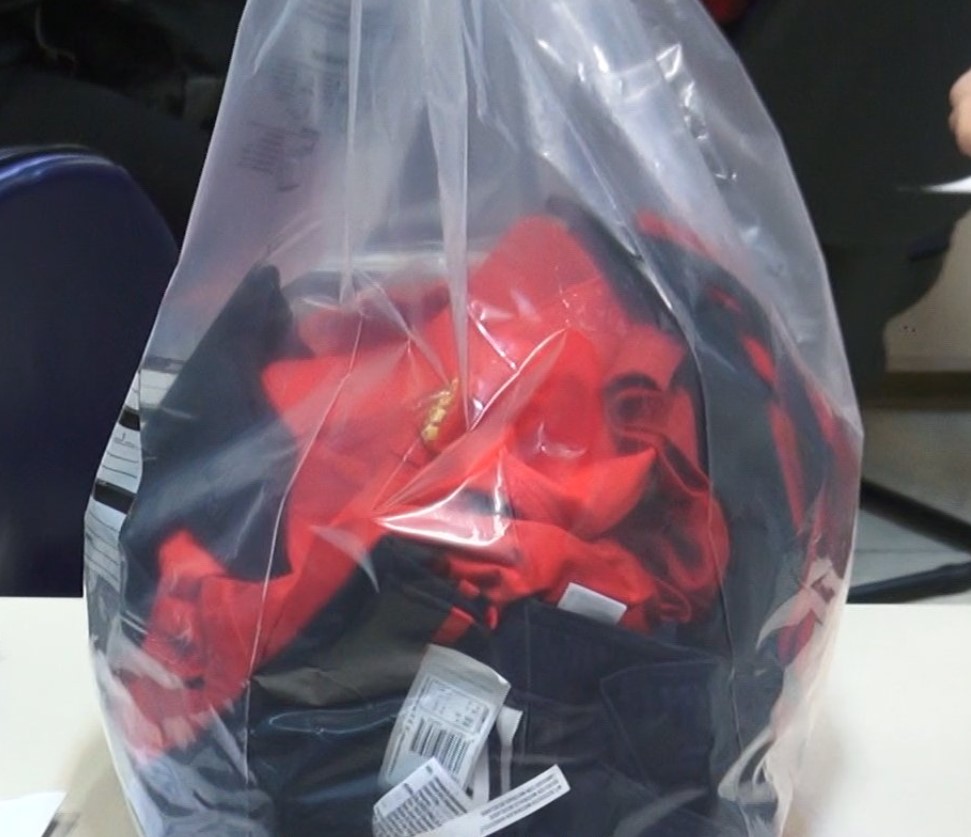 Camisas Flamengo apreendidas