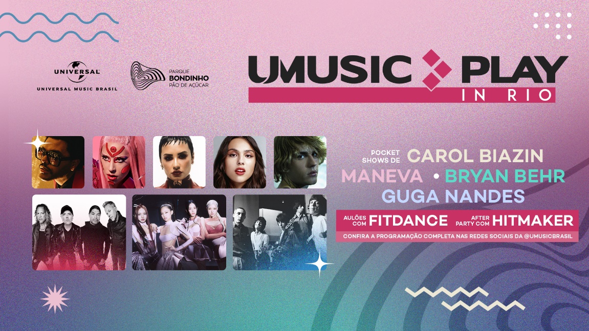 Parque Bondinho Pão de Açúcar recebe o espaço interativo 'UMusic Play In Rio'