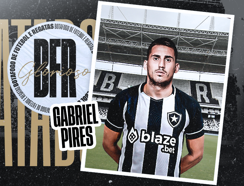 Gabriel Pires é o quinto reforço anunciado oficialmente pelo clube na atual janela de transferências