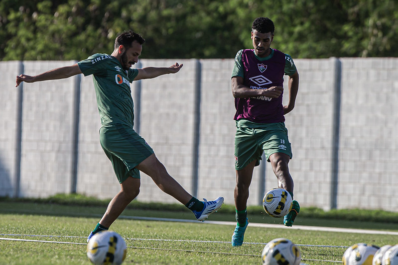 Treino do Fluminense no CT Carlos Castilho