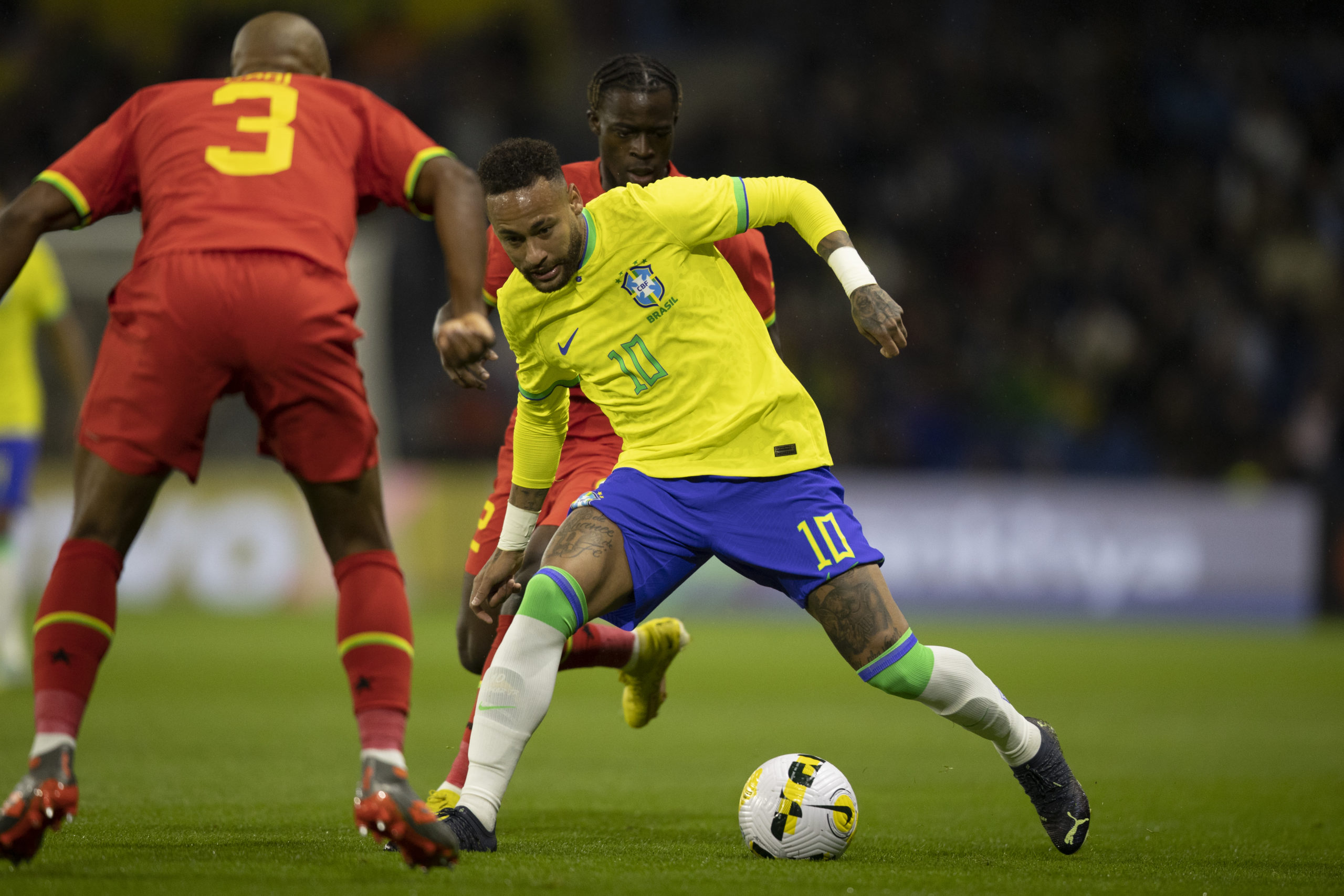 Brasil x Gana - Amistoso da Seleção Brasileira em Le Havre.