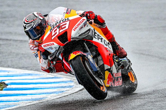 Na chuva, espanhol Marc Márquez crava a pole no GP do Japão de Motovelocidade