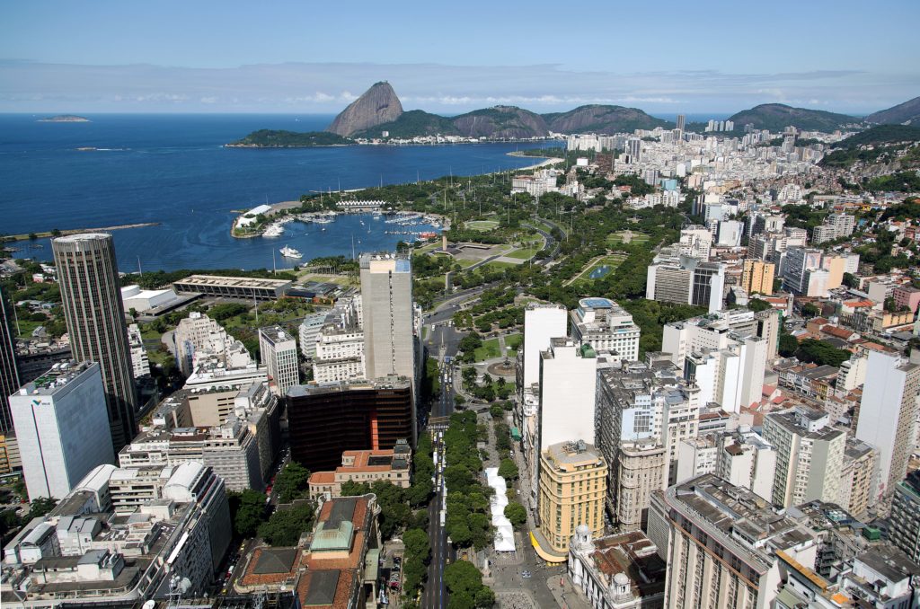 Vista aérea do Centro da Cidade do Rio de Janeiro