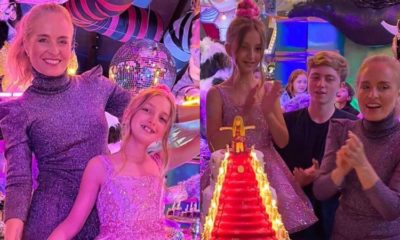 Angélica e a filha Eva