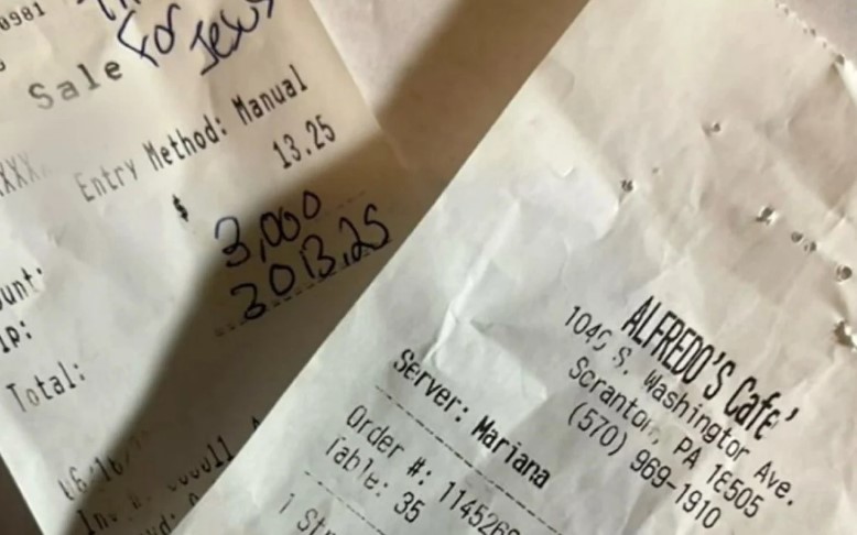 Homem da gorjeta de R$ 15 mil, mas pede o valor de volta