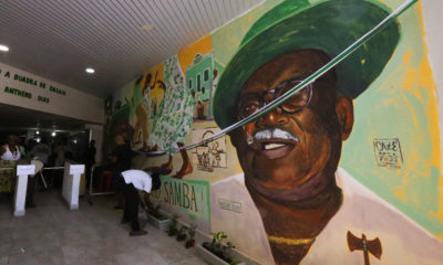 Painel artístico em homenagem a Mano Eloy