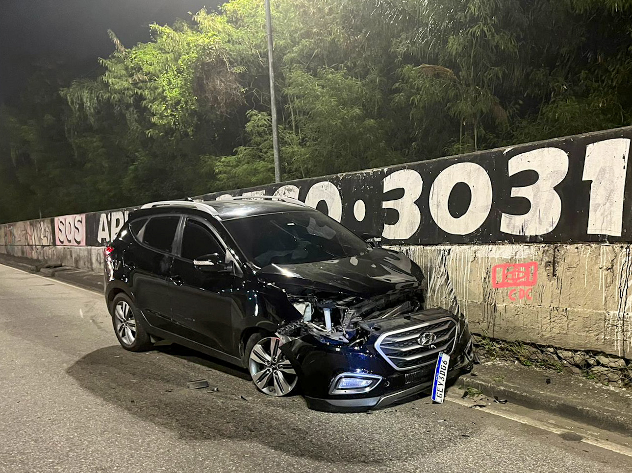 Acidente de trânsito em Jacarepaguá