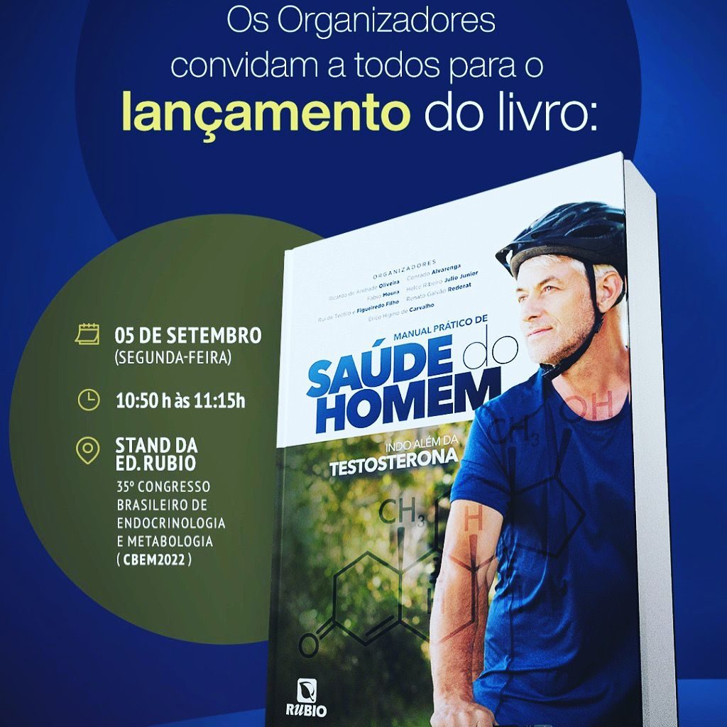 Lançamento livro Manual Prático de Saúde do Homem - Indo Além da Testosterona